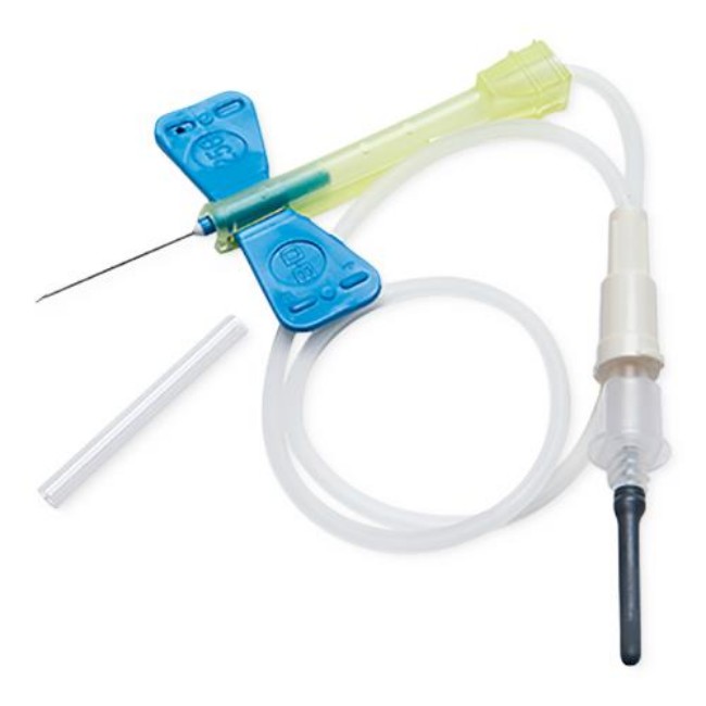 Blood Collection Sets  Vacutainer Safety Lok Blood Collection Set with  Luer Adapter  23G x 0 75  Needle  and 12  Tubing