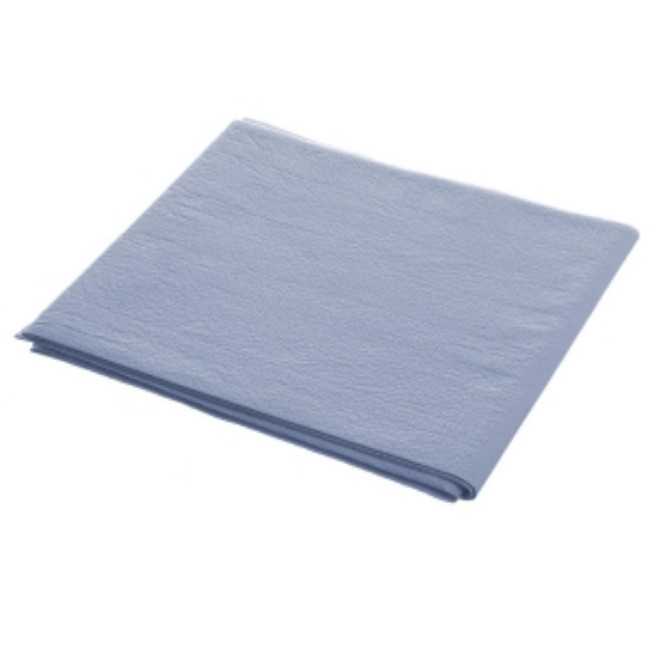 Drape   Exam Tissue Poly Tissue Blue 40X90