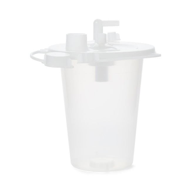 Canisters  Safeliner Suction Canister With Lid And Elbow   3000 Cc