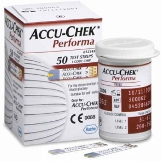 Accucheck Performa Blood Glucose Test Strips