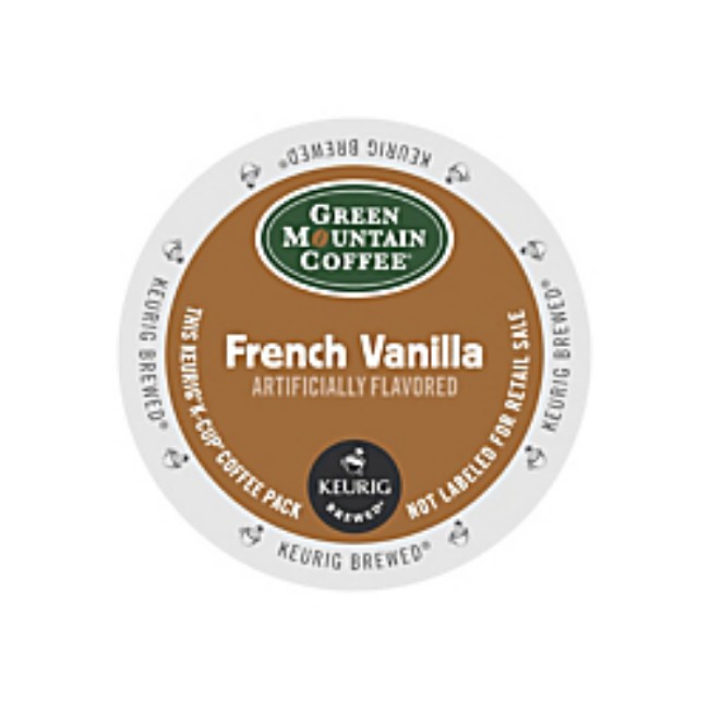 Green Mountain Coffee French Vanilla Coffee K Cup Pods   Box Of 24
