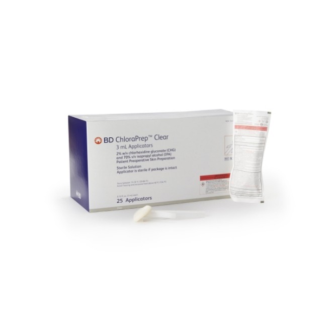 Skin Prep Swabs  Chloraprep Applicator With Sterile Solution   Clear   3 Ml