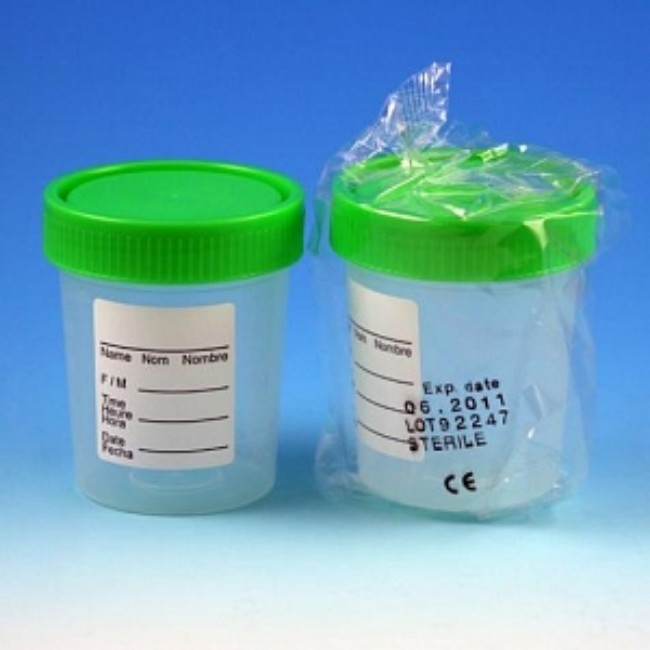 Speci Contnr 4Oz  Green Screw  Id Label  St