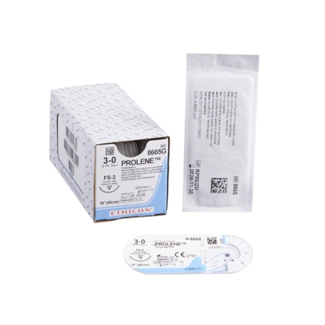 Suture   Prolene Mono Blue 3 0 18 Fs2