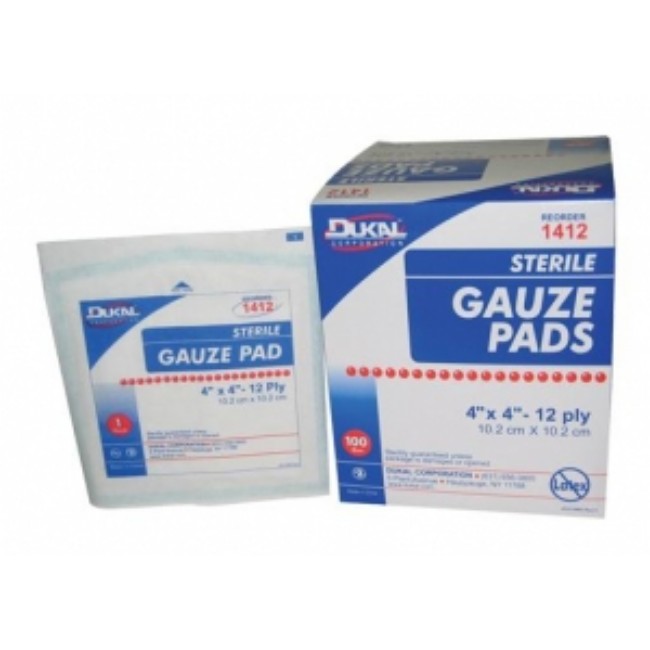 Gauze Sponge 4X4 12 Ply Sterile