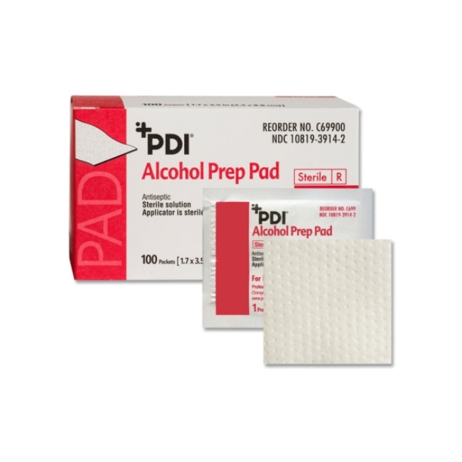 Skin Prep Pads  Alcohol Prep Pad   Sterile   Size L