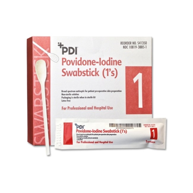 Swabsticks  Pdi 10  Povidone Iodine  Pvp I  Saturated Swab And Swabstick For Skin Antisepsis