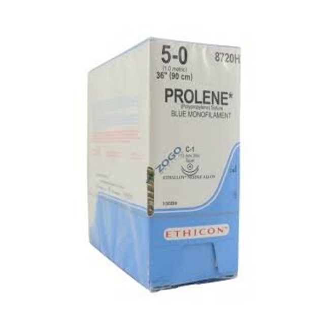 Suture  Prolene  Mono  Blue  5 0  36  C 1