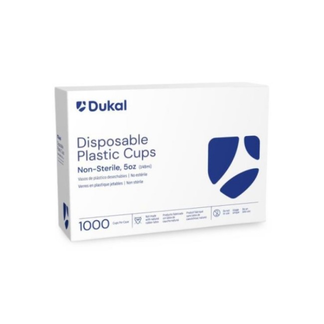 Cups  Dukal Plastic Drinking Cup   5 Oz   Mauve   1000 Case