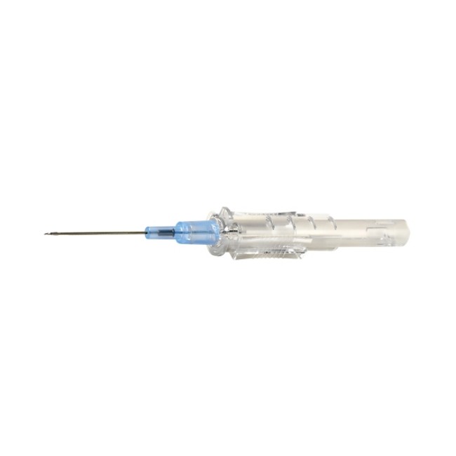 Iv Catheters  Protectiv Safety Iv Catheter   Straight Hub   Polyurethane   22G X 1   Blue