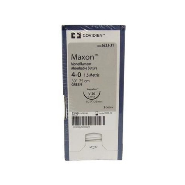 Sutures  Maxon Clear Suture   Size 4 0   1 X 30   Ce 4 C 13 Needles