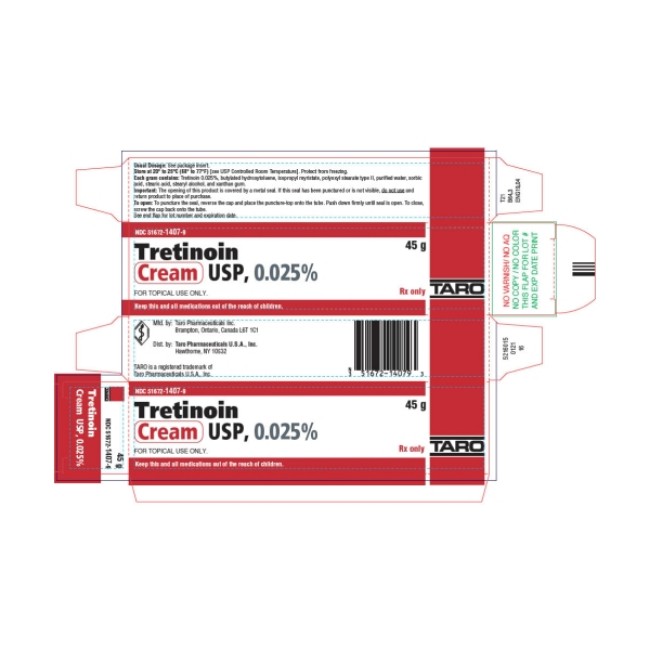 Tretinoin 0 025  Cream 20G