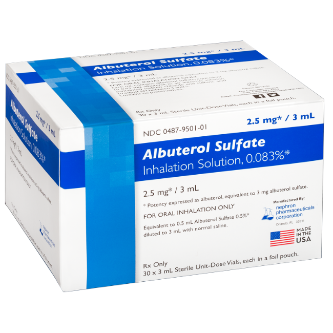 Albuterol Sul  083  Inh 30X3ml