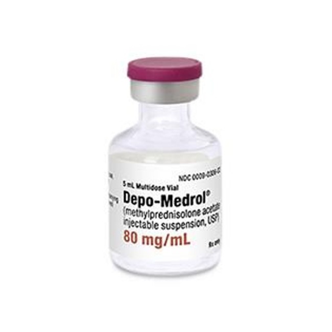 Injections   Depo Medrol 80 Mg Ml Multi Dose Vial   25 X 5 Ml