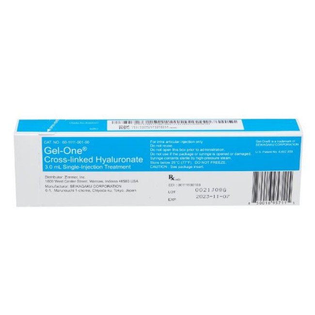 Gel One 1   10Mg Ml  3Ml Pfs