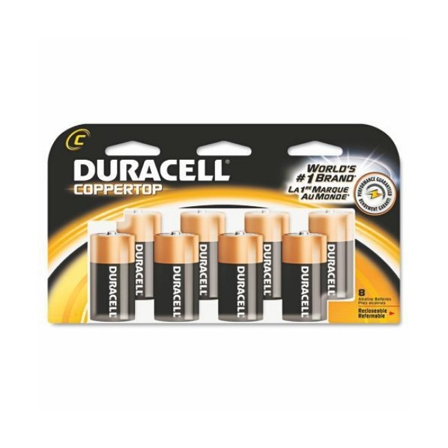 Batteries  Coppertop Alkaline Batteries   C