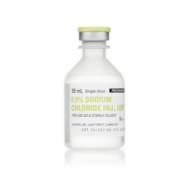 Sodium Chloride Injection   Single Dose Vial   0 9   50 Ml