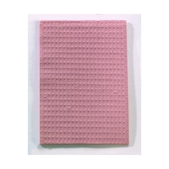 Bibs  Choice Bib Towel   3 Ply   Waffle Embossed   Mauve   13  X 18 