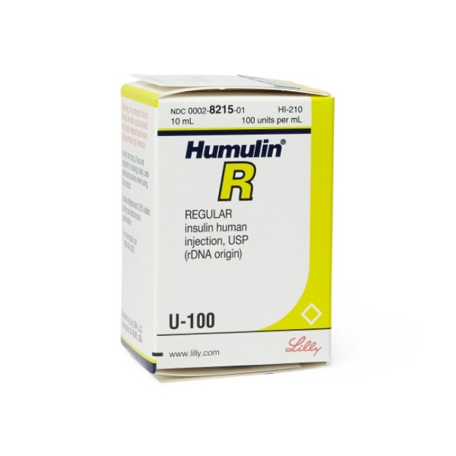 Insulin  Humulin R 100 Units Ml Vial   10 Ml