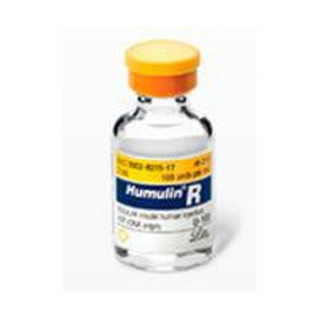 Insulin  Humulin R 100 Units Ml Vial   3 Ml