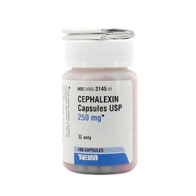 Antibiotics  Cephalexin 250Mg Cap 100 Bt