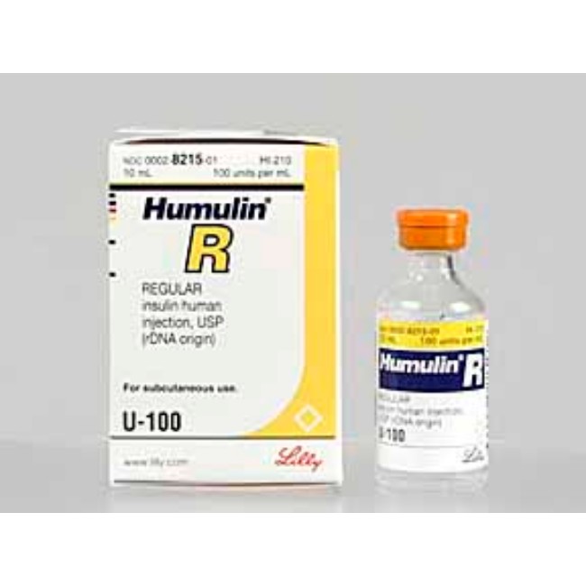 Humulin R Human Insulin   100U Ml 10Ml