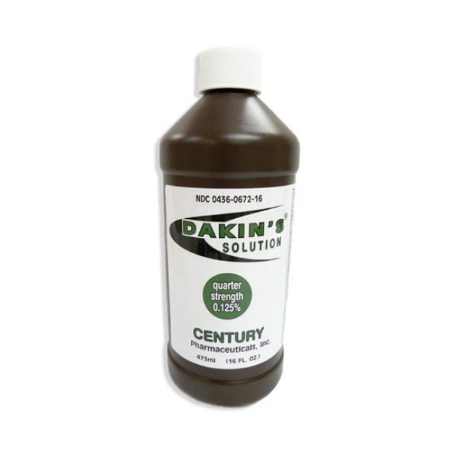 Otc Medications  Dakin s Solution   Quarter Strength   0 125   16 Fl  Oz  Bottle   Nonreturnable