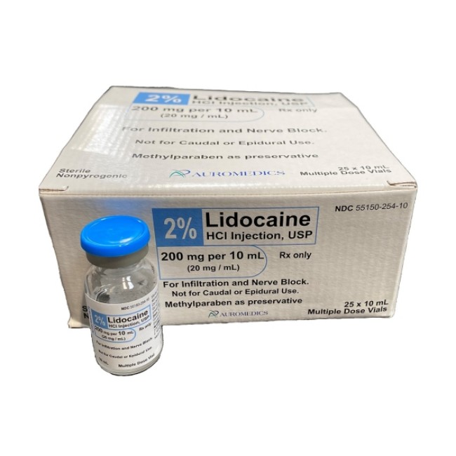 Lidocaine 2  10Ml Mdv 25Bx