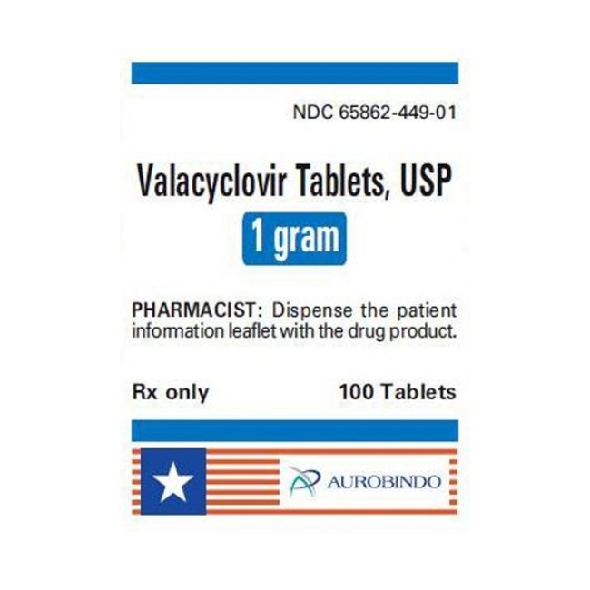 Pharmaceuticals  Valacyclovir 1Gm Tab 30 Bt