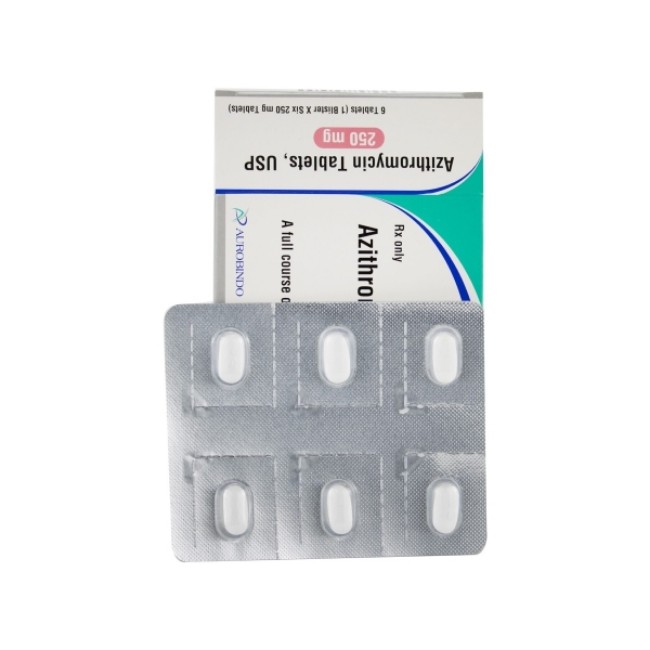 Azithromycin  Azithromycin   250 Mg Tablet   3 X 6 Box