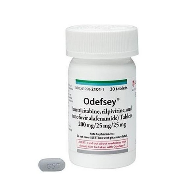 Odefsey  Emtricitabine   Rilpivirine   Tenofovir Alafenamide 200 Mg   25 Mg   25 Mg Tablet Bottle 30 Tablets