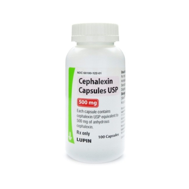 Antibiotics  Cephalexin 500Mg Cap 100 Bt