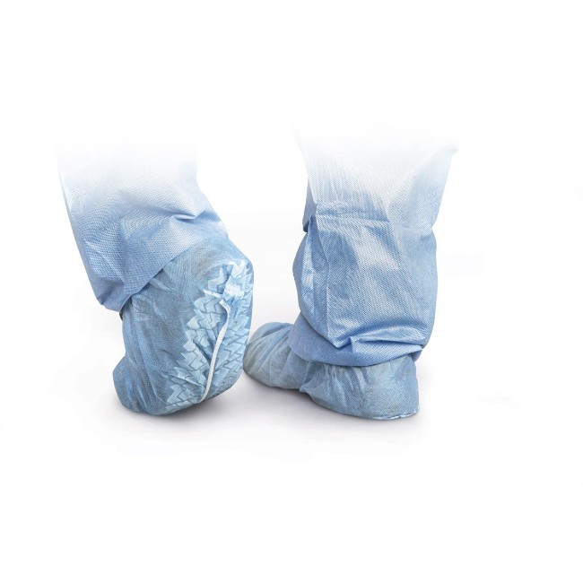 Covers   Shoe  Spunbond Polypropylene Nonskid Shoe Covers   Blue   Size Regular   Large