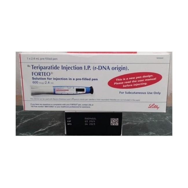 Forteo 20 Mcg Per Dose   600 Mcg 2 4 Ml  250 Mcg Ml  Pen Inj