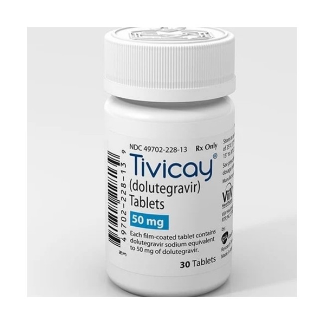 Tivicay  Dolutegravir Sodium 50 Mg Tablet Bottle 30 Tablets