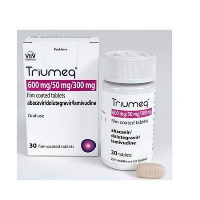 Triumeq  Abacavir Sulfate   Dolutegravir Sodium   Lamivudine 600 Mg   50 Mg   30 Mg Tablet Bottle 30 Tablets