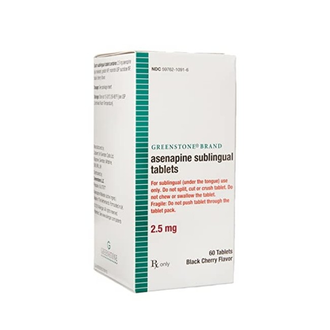 Asenapine 5Mg Sl Tab 6X10ud