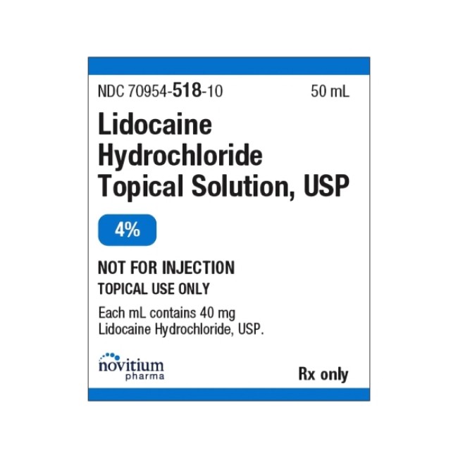 Lidocaine Hcl 4  Solution 50Ml