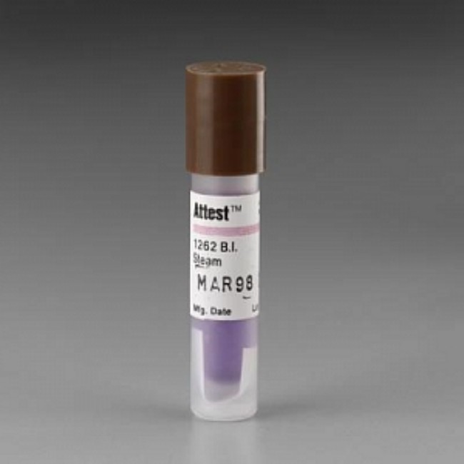 Indicator   Vial Attest Gravity Steam Brown Cap