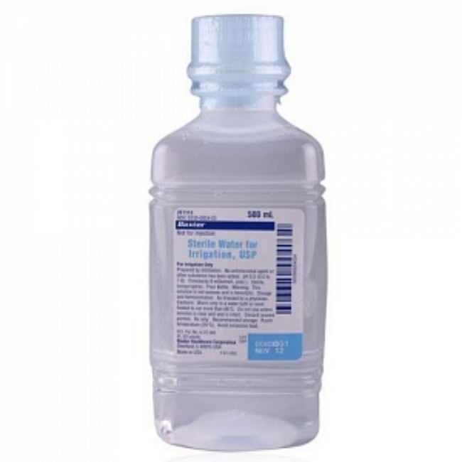 Irrigation Solution   Water Sterile Bottle 500Ml