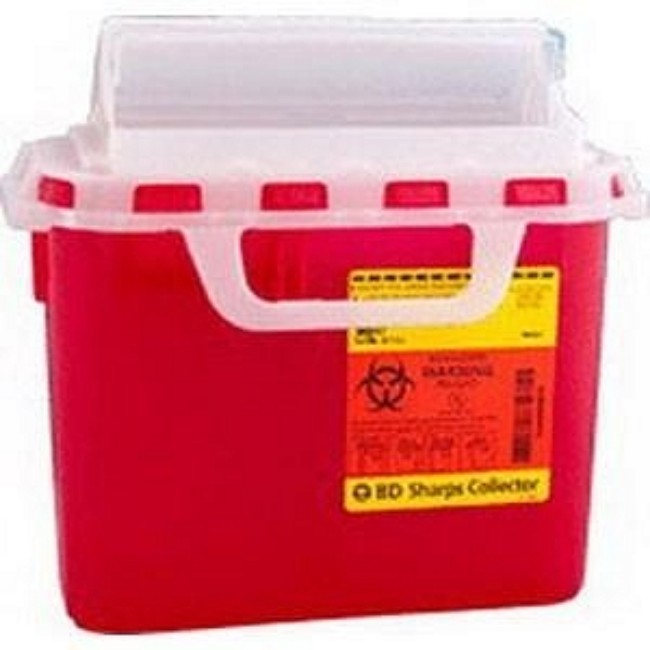 Container   Sharps Nestable Red 1 35Gl Or 5 4Qt