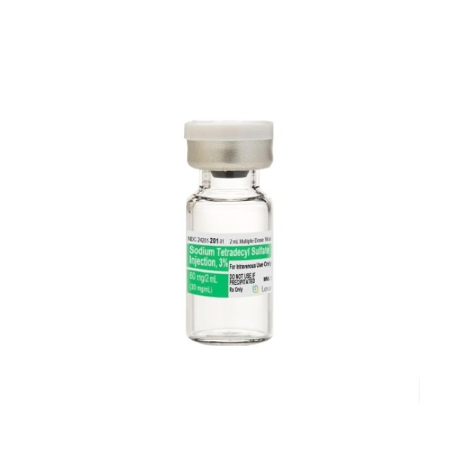 Pharmaceuticals  Sodium Tetradecyl Sulf 3  Multiple Dose Vial  5 x 2mL