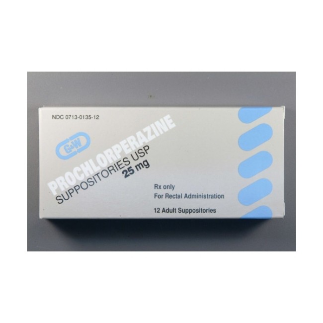 PROCHLORPERAZINE 25 MG SUP 12 UD