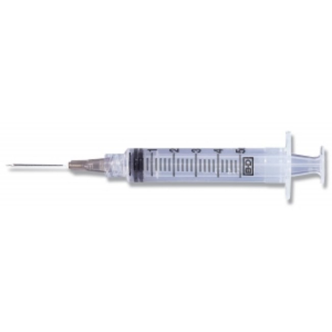 Syringe   Ll   5Ml  21Gx1  W Needle