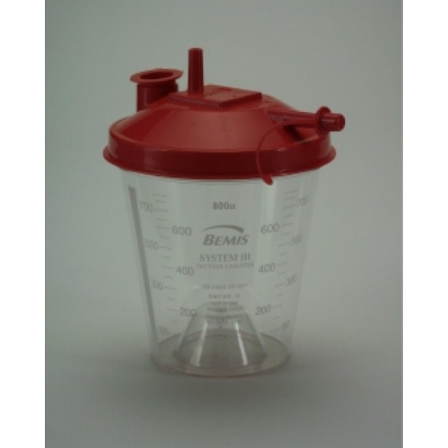 Canister   Suction Hydrophobic Self Sealing Lid 800Cc