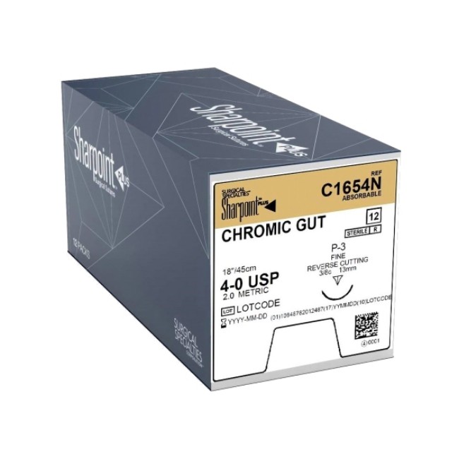 Chromic Gut Suture   Dsm13   4 0   18 