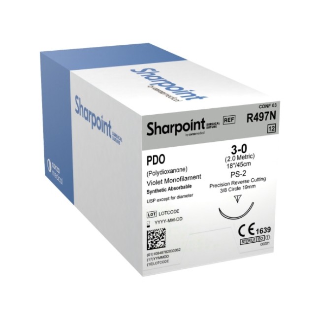 Suture   Pdo 3 0 Violet 1X18 Ps 2