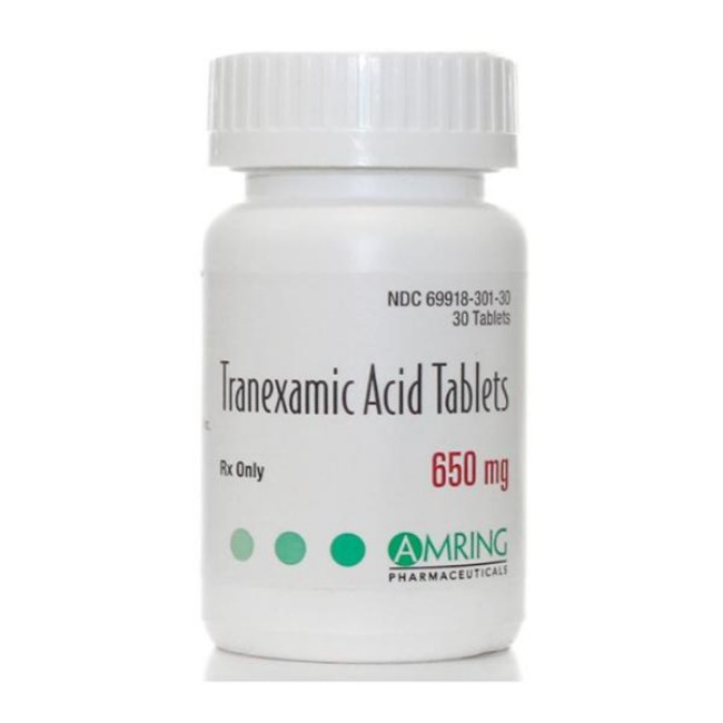 Tranexamic Acid 650Mg Tb 30 Ea