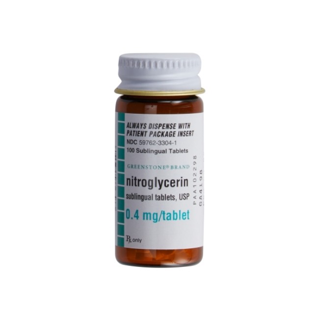 Nitroglycerin S L Tab 0 4Mg  Non Returnable Item 