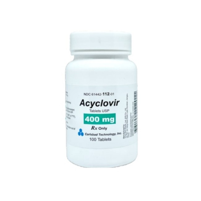 Acyclovir 400Mg Bt 100  Non Returnable Item 